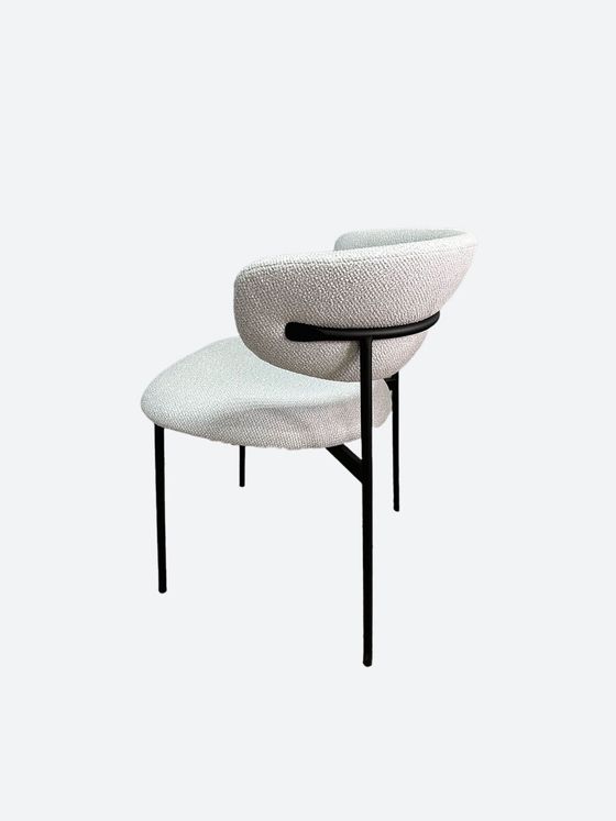 Стул KENNER 309SD черный/микробукле серебристый