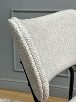 Комплект стульев 2шт KENNER 302SD черный/серебристый микробукле