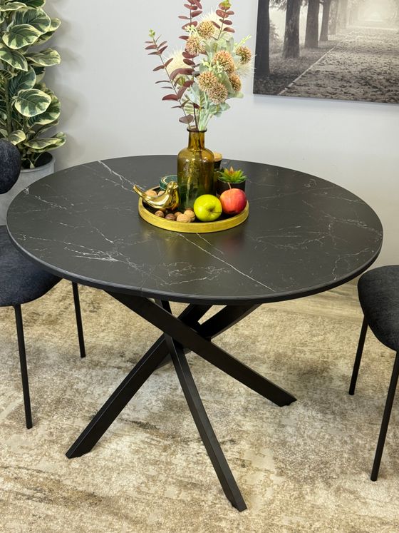 Стол KENNER R1000s черный/керамика черная