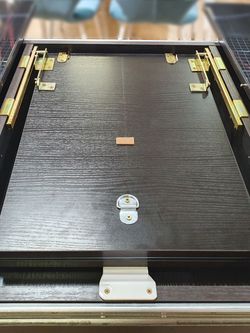 Стол KENNER R1100 золото/камень черный глянец