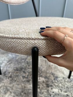 Комплект стульев 2шт KENNER 301SD черный/бежевый микробукле