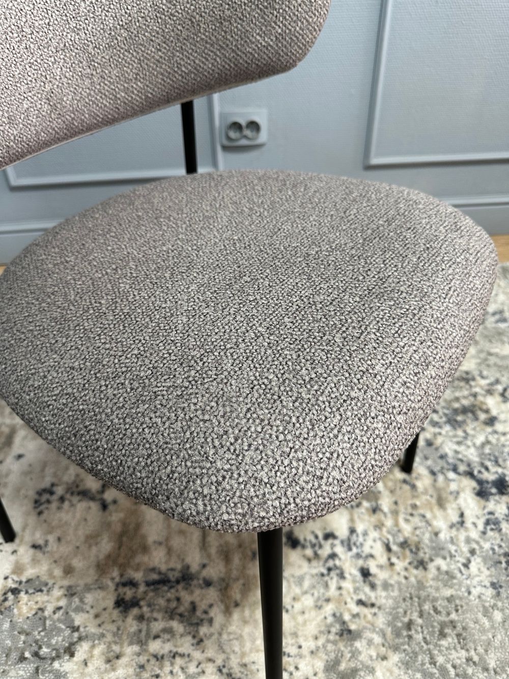 Комплект стульев 2шт KENNER 309SD черный/микробукле капучино