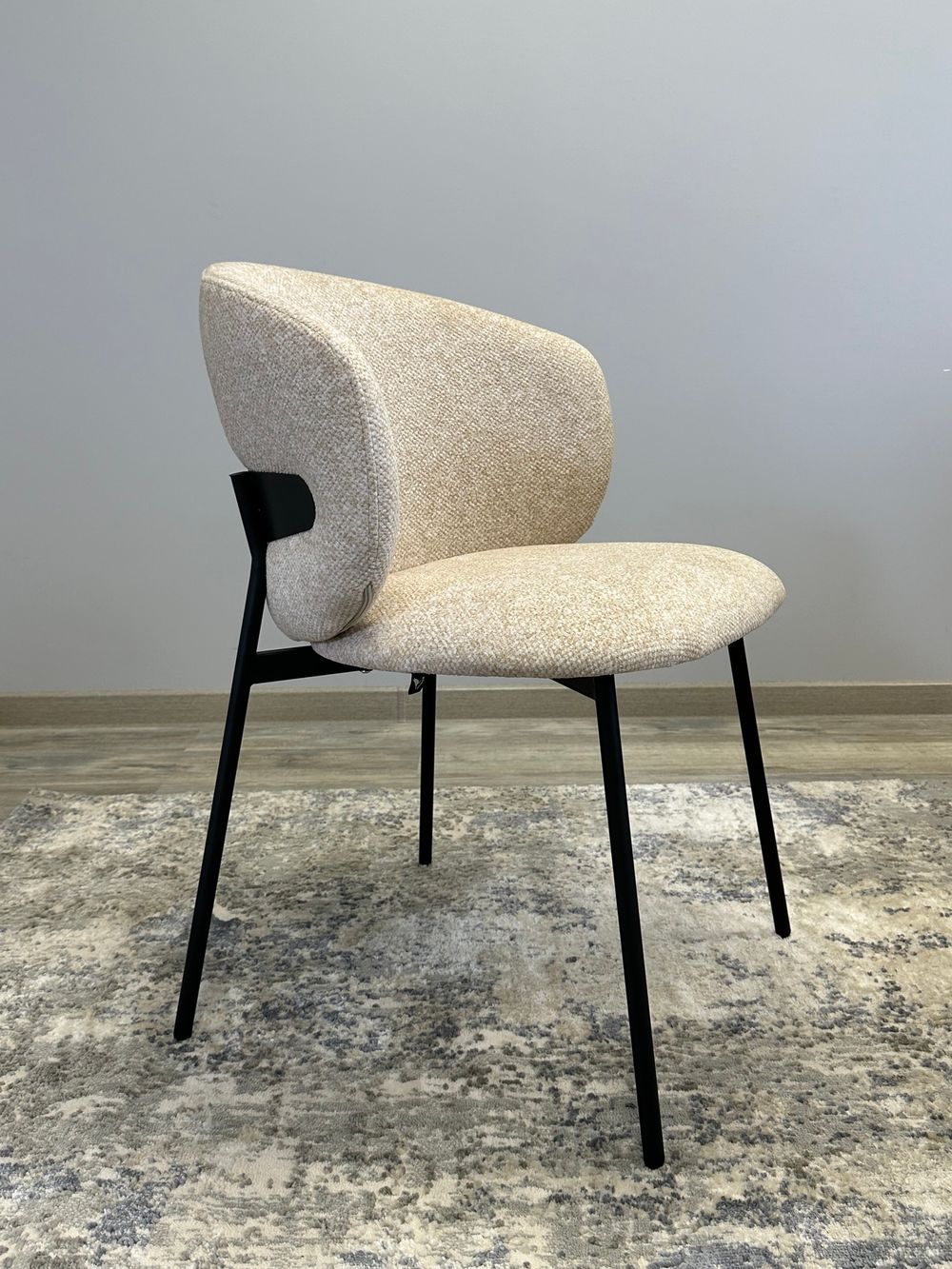 Комплект стульев 2шт KENNER 306SD черный/бежевый