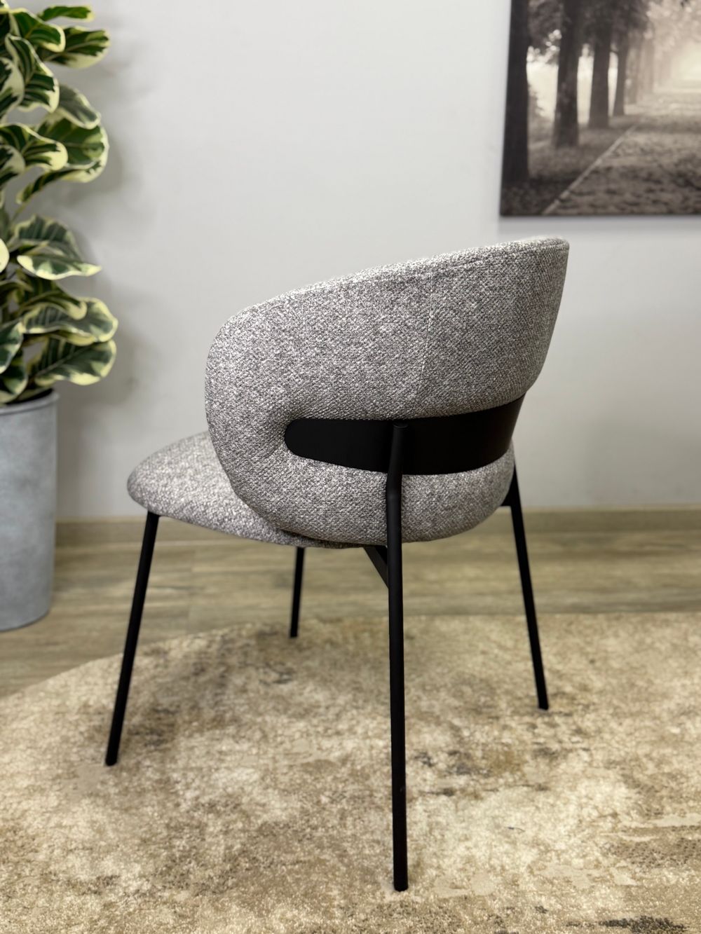 Стул KENNER 306SD черный/серый