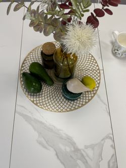 Стол KENNER BR1200 черный/керамика белая