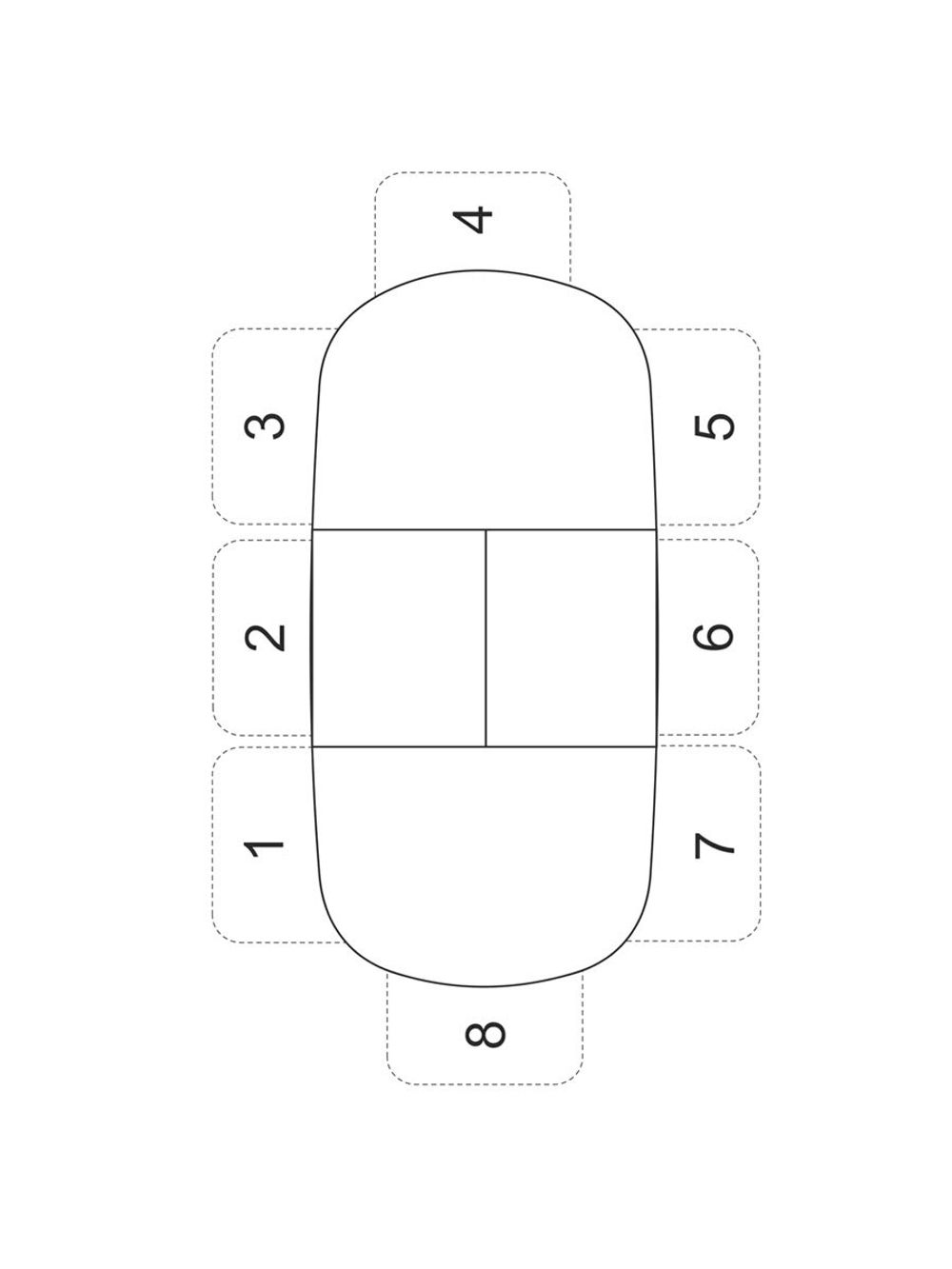 Стол KENNER K1250 белый/стекло белое глянец