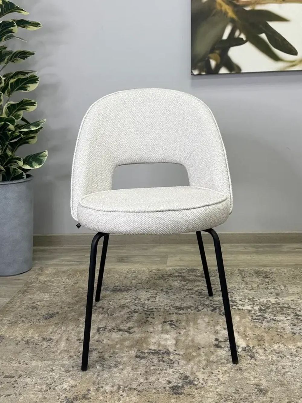 Стул KENNER 179SD черный/серебристый