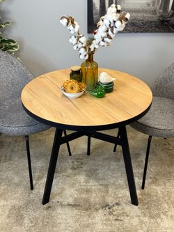 Стол KENNER ER750 черный/дуб крафт золотой