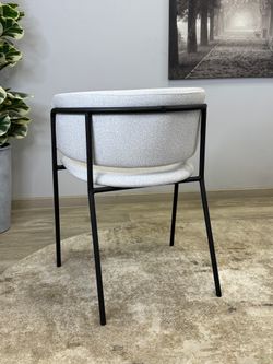 Стул KENNER 303SD черный/микробукле серебристый