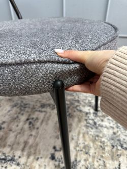 Комплект стульев 2шт KENNER 301SD черный/серый микробукле