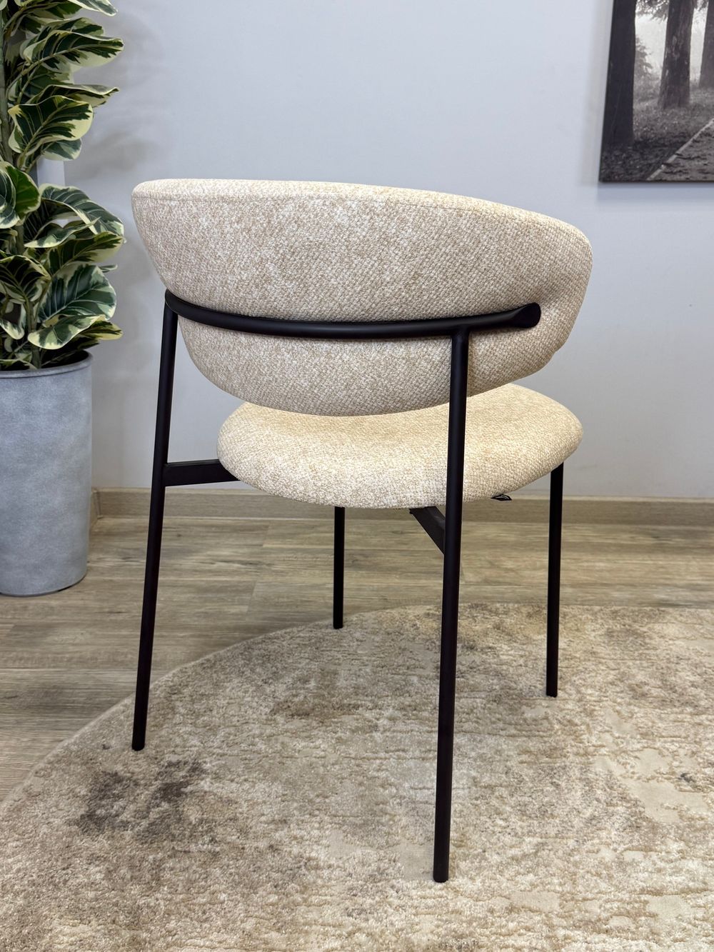 Стул KENNER 309SD черный/бежевый