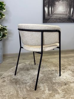 Стул KENNER 303SD черный/микробукле бежевый