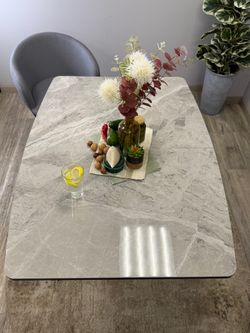 Стол Kenner BR1200, черный/керамика ITALIAN MIDDLE GRAY