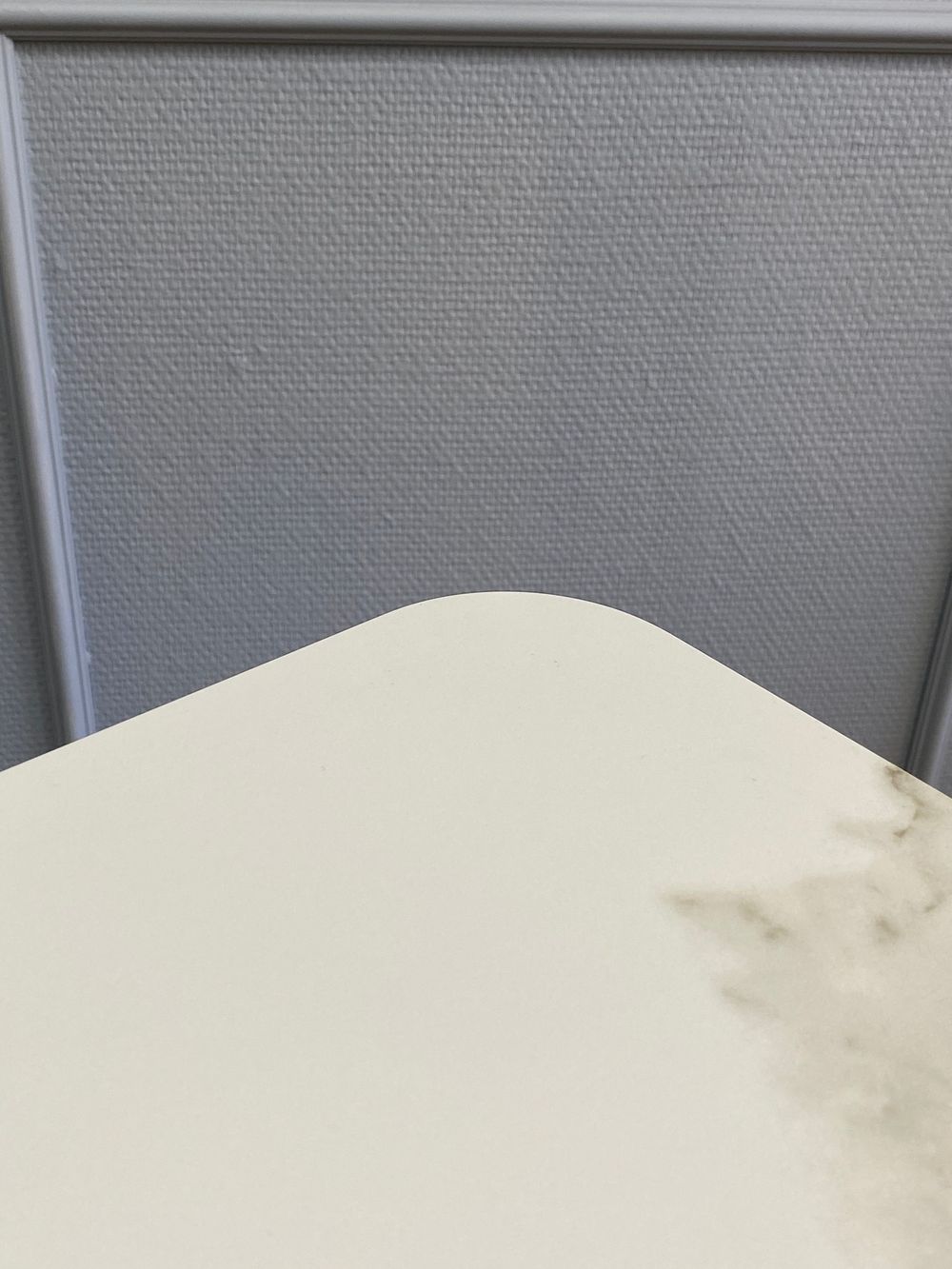 Стол KENNER AK1200 черный/керамика мрамор белый