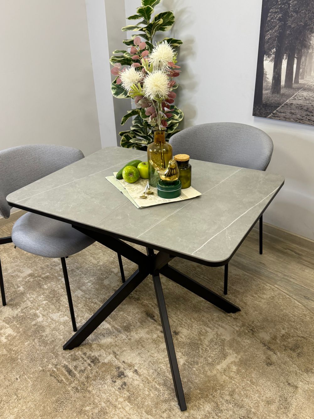 Стол Kenner BK1000, черный/керамика NEW ARMANI GREY