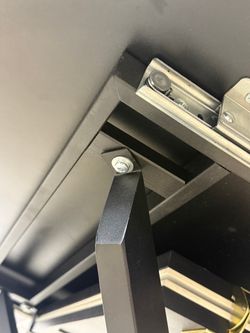 Стол Kenner R1100s, черный/керамика мрамор белый глянец