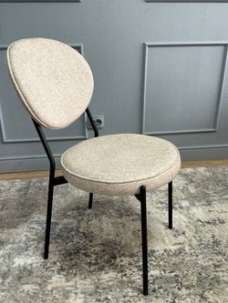 Комплект стульев 2шт KENNER 301SD черный/бежевый микробукле