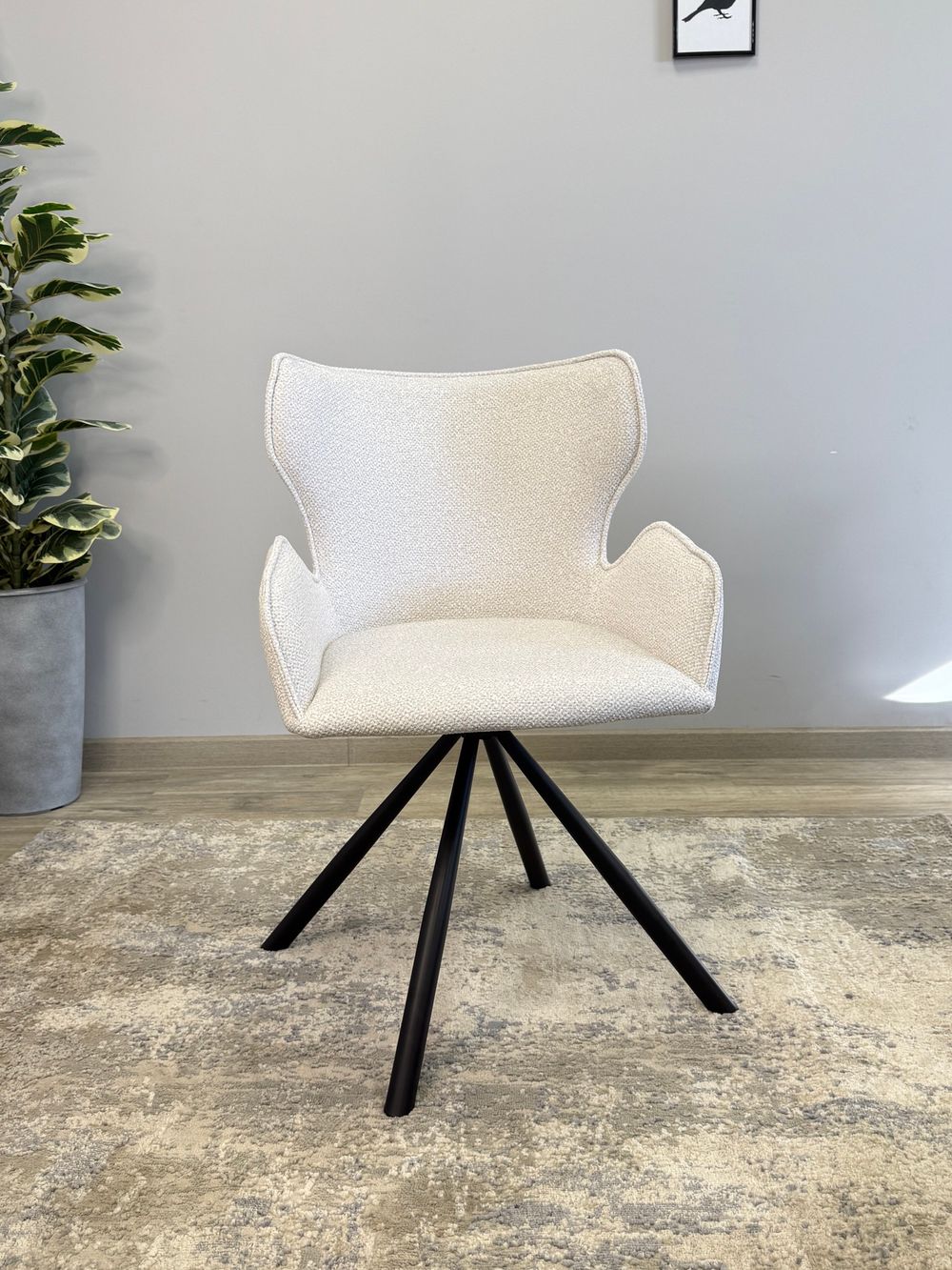 Стул KENNER 311SD черный/серебристый