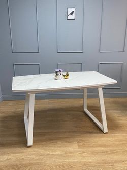 Стол KENNER AZ1400 белый/керамика белая