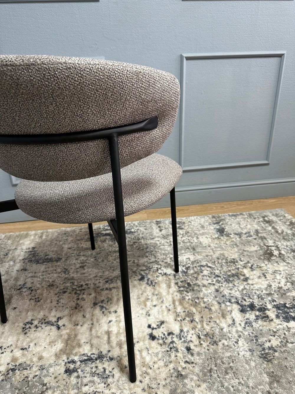 Комплект стульев 2шт KENNER 309SD черный/микробукле капучино