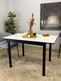 Стол KENNER LK900 белый/OKARA LIGHT YELLOW