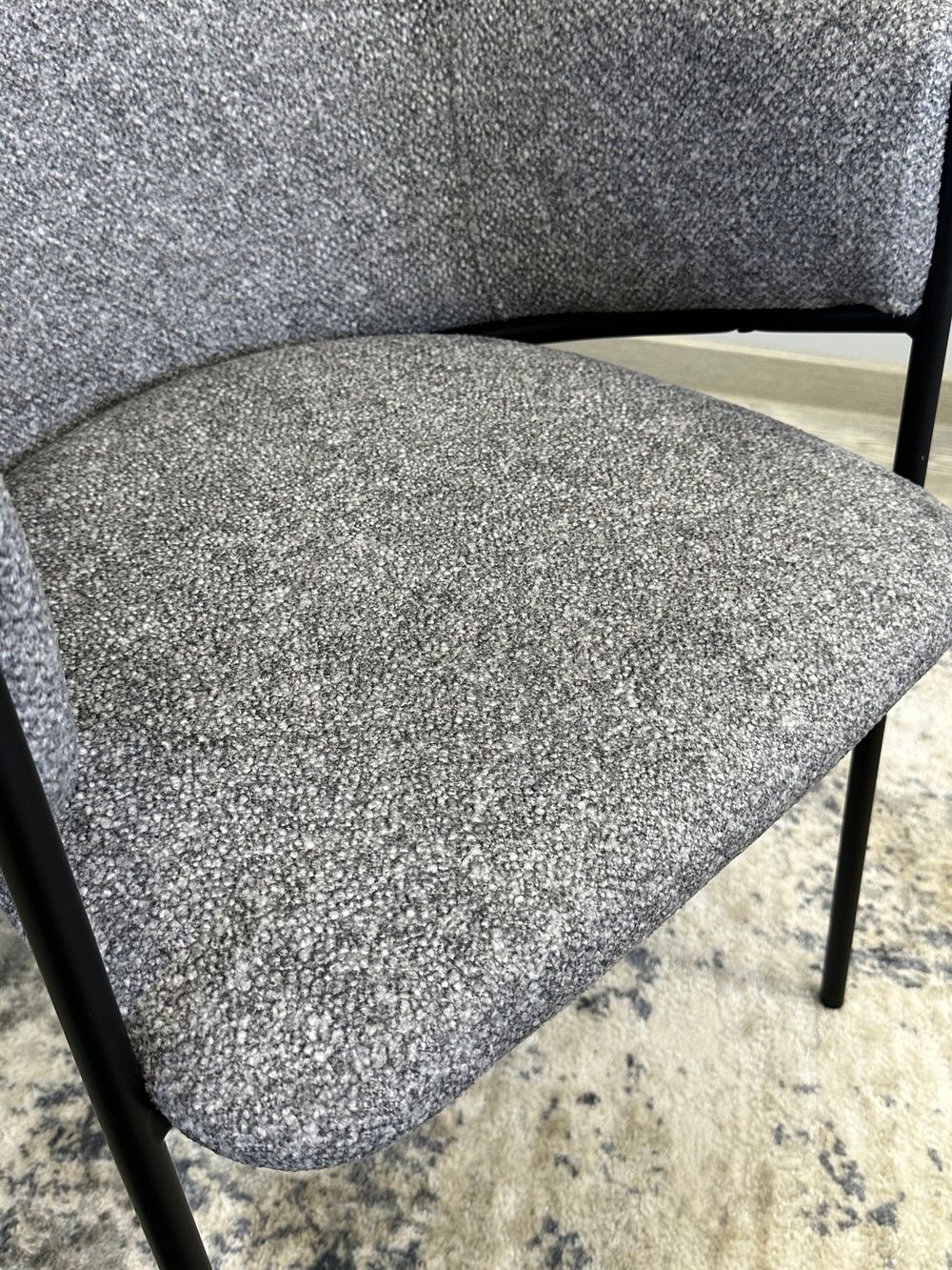 Комплект стульев 2шт KENNER 308SD черный/серый