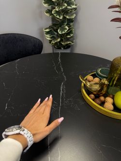 Стол KENNER R1000s черный/керамика черная