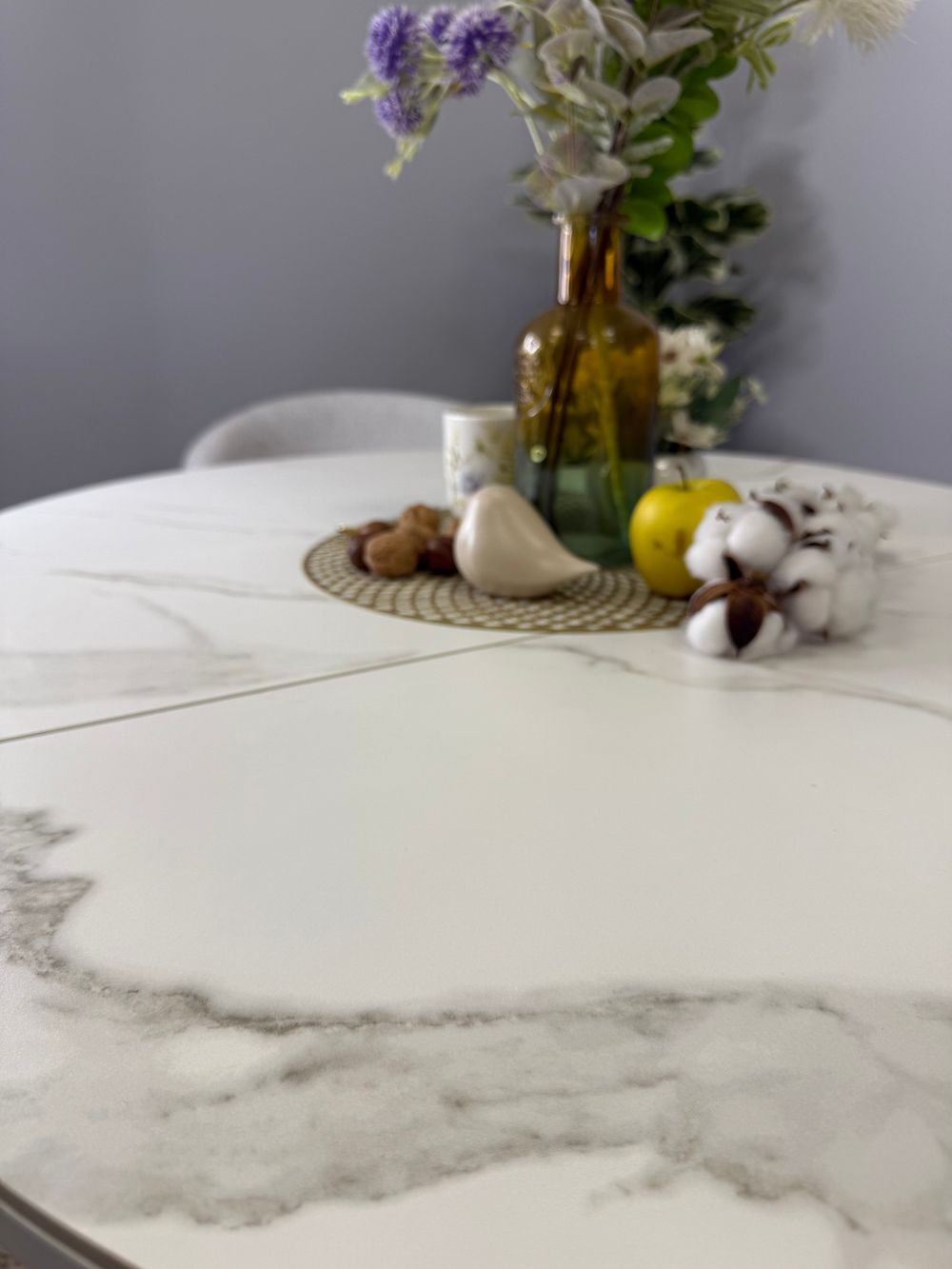 Стол KENNER R900 белый/керамика белая