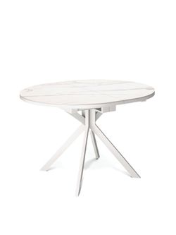 Стол KENNER DO1100 белый/керамика мрамор белый