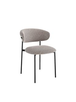 Стул KENNER 309SD черный/микробукле капучино