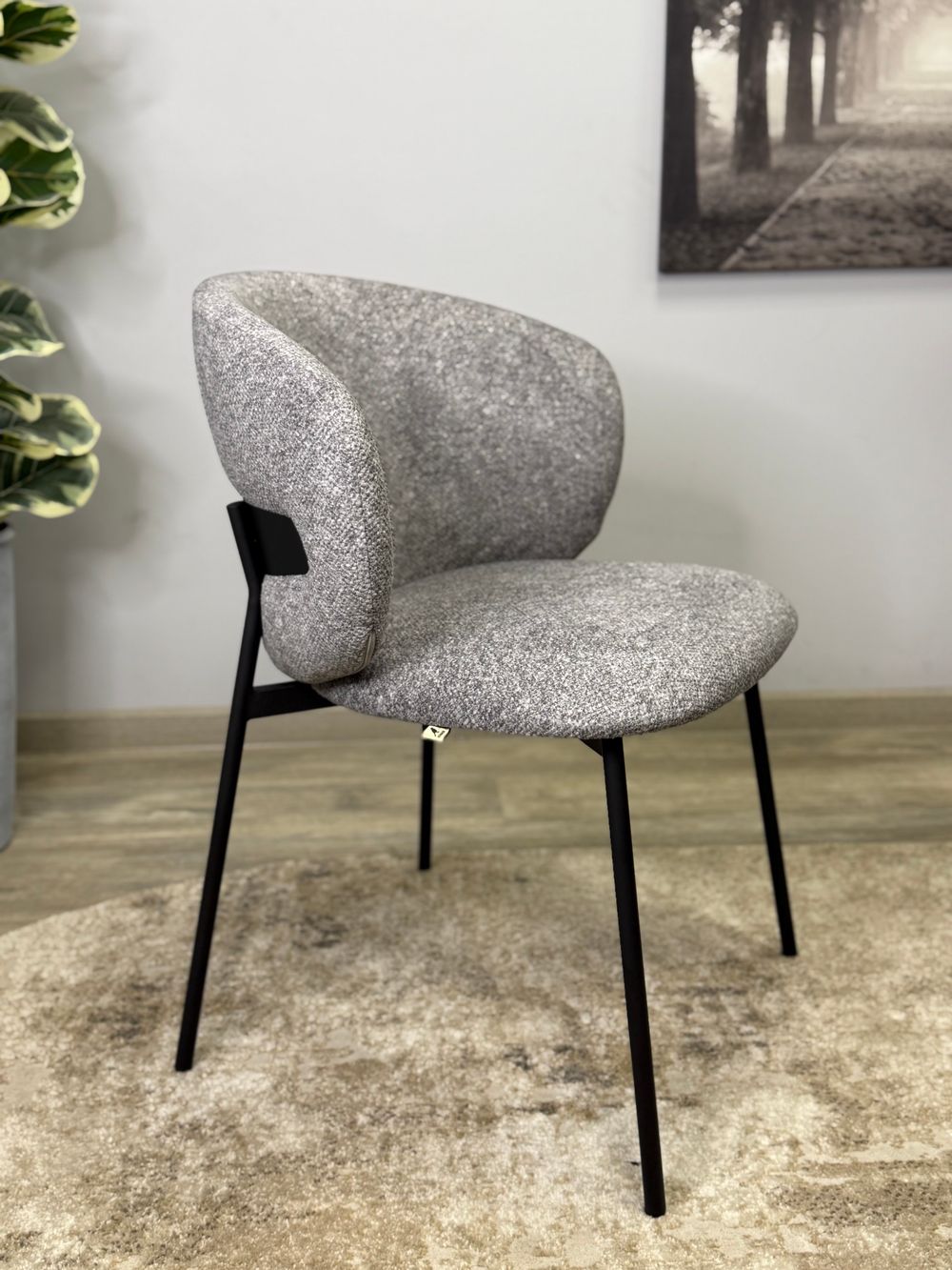 Стул KENNER 306SD черный/серый