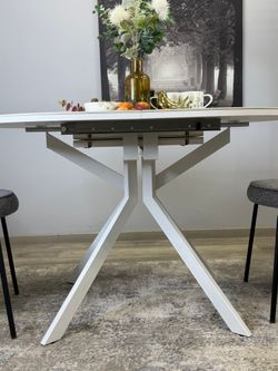 Стол KENNER DO1200 белый/керамика белая