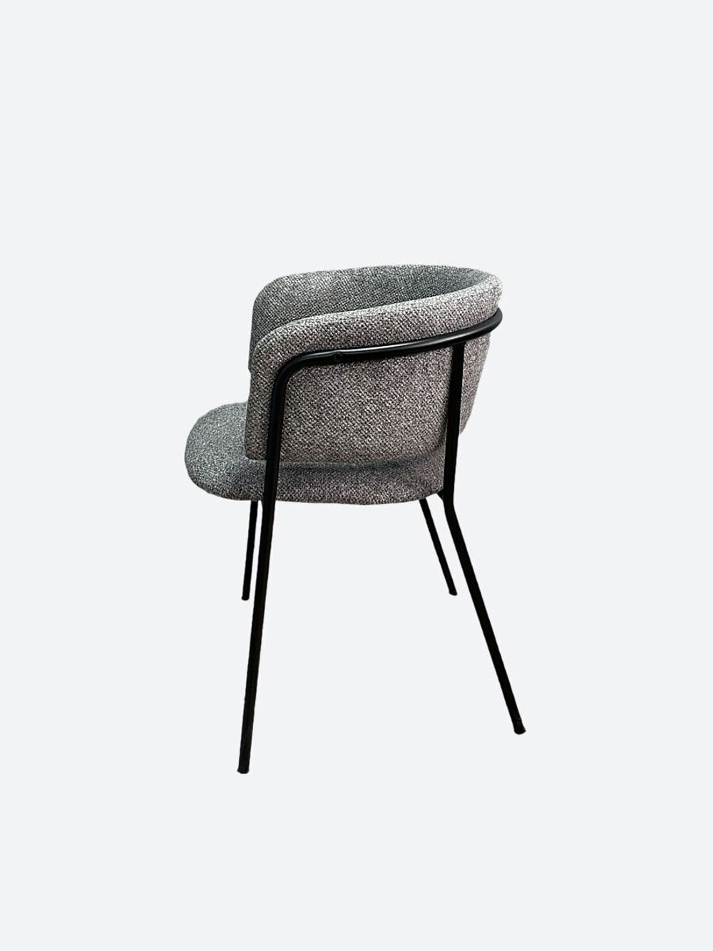 Комплект стульев 2шт KENNER 303SD черный/микробукле серый