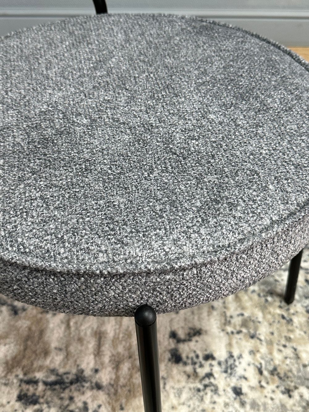 Комплект стульев 2шт KENNER 301SD черный/серый микробукле