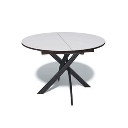 Стол KENNER B1100 венге/стекло белое сатин