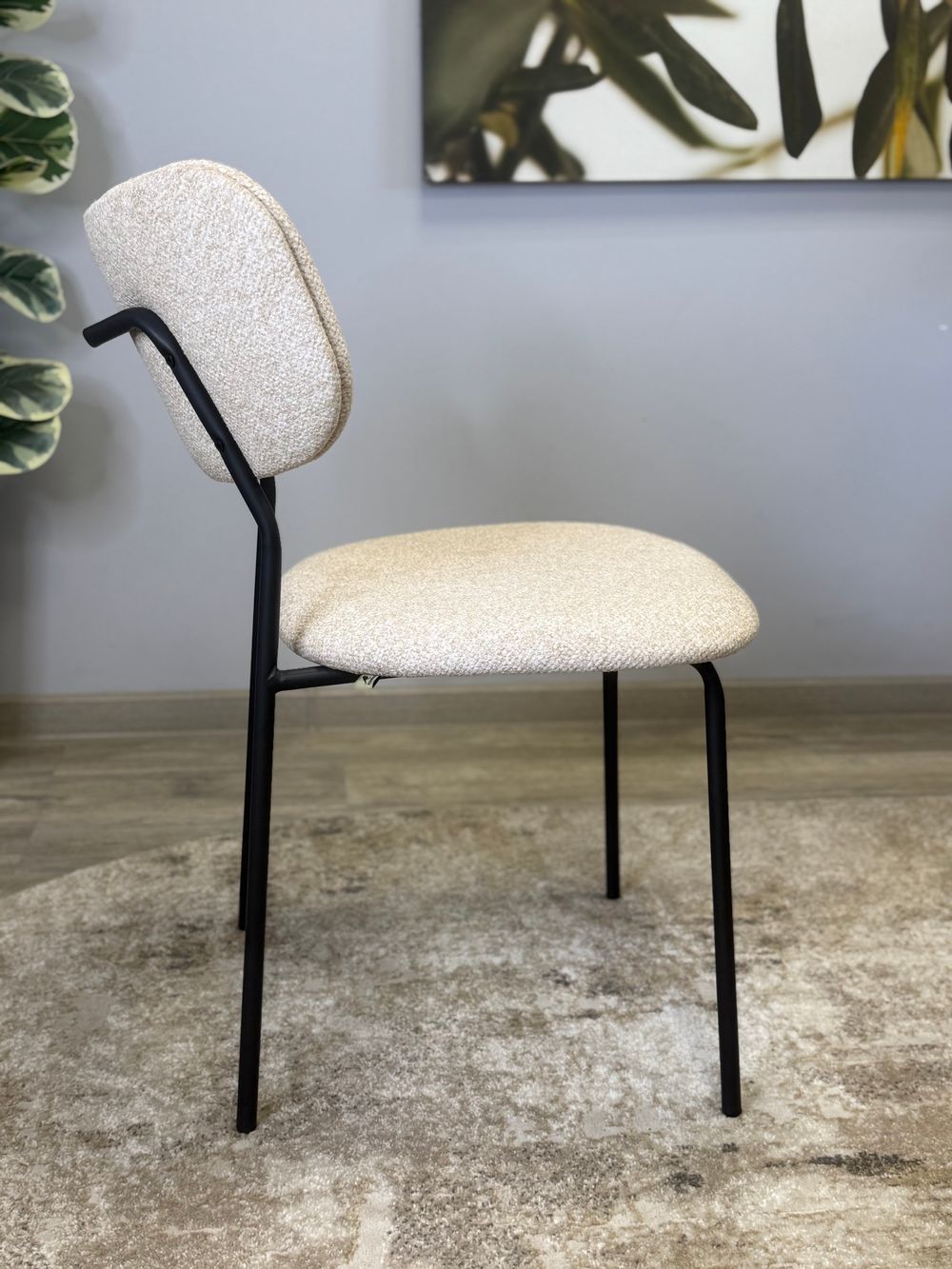 Стул KENNER 302SD черный/бежевый микробукле