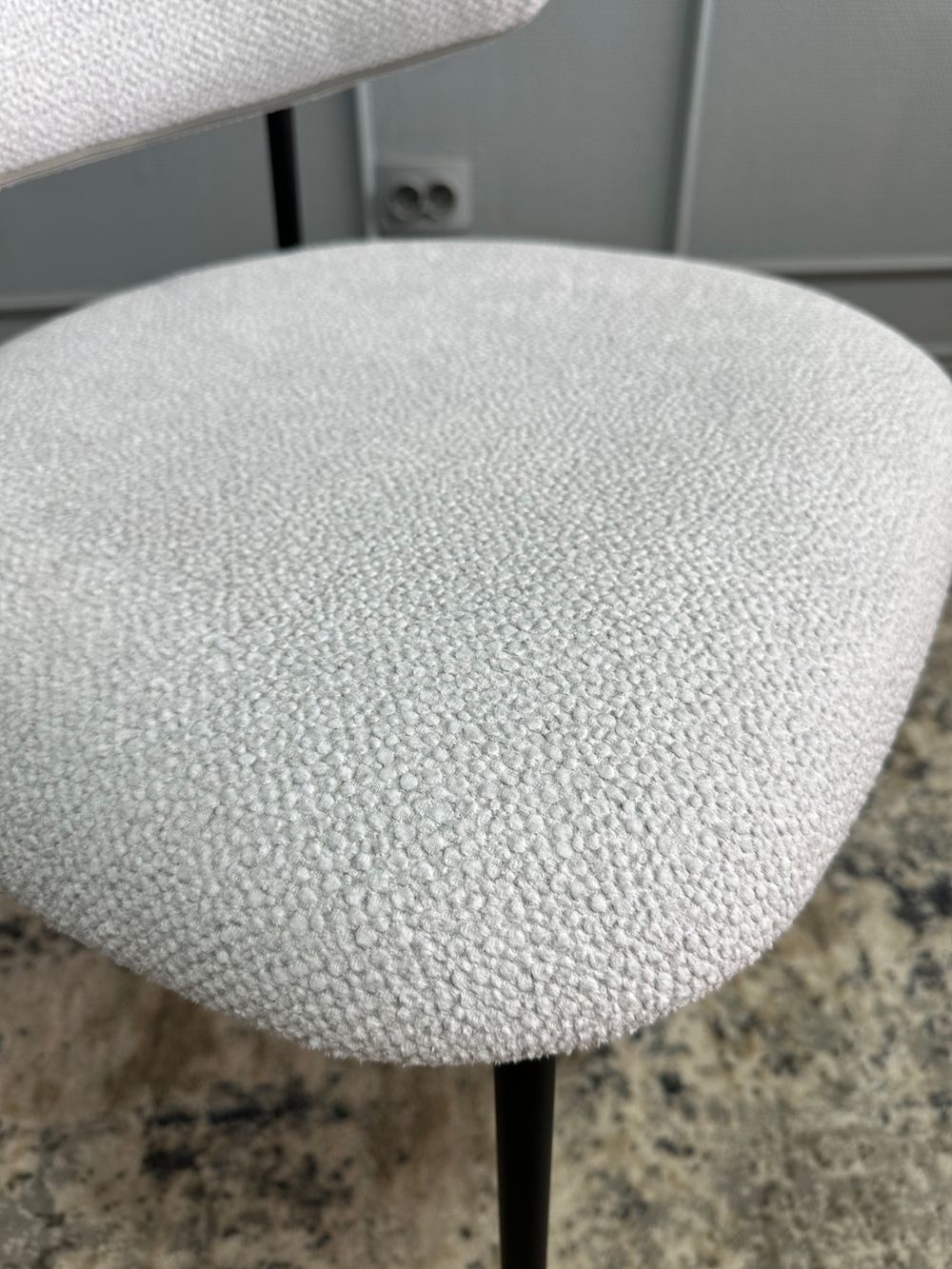 Комплект стульев 2шт KENNER 309SD черный/микробукле серебристый