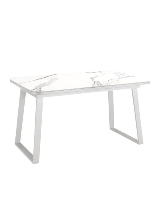 Стол KENNER AZ1200 белый/керамика мрамор белый