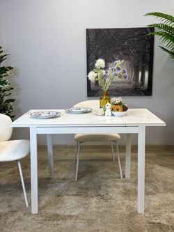 Стол KENNER LK900 белый/керамика GLORIA WHITE