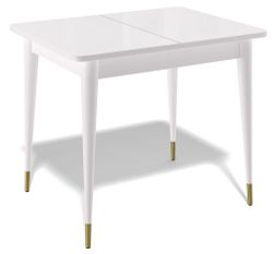 Стол KENNER 900K белый/стекло белое сатин