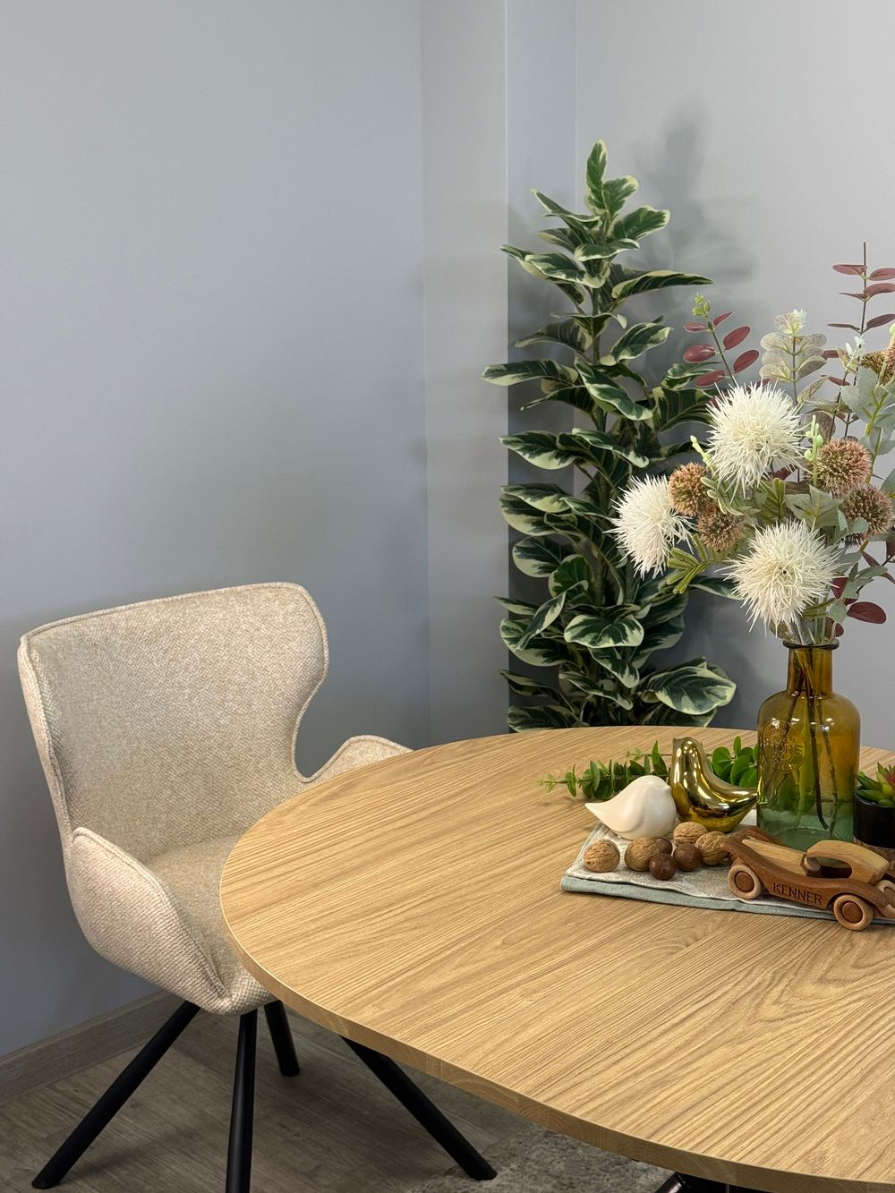 Стол KENNER DO1100 черный/дуб натуральный