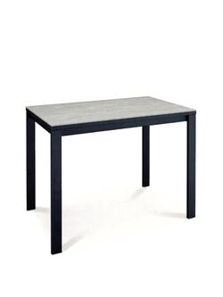 Стол KENNER LK1000 черный/керамика CARMEN LIGHT GRAY арт.170156