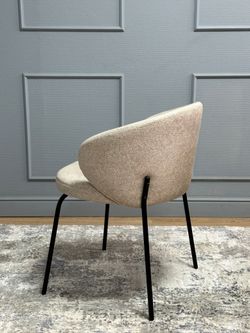 Комплект стульев 2шт KENNER 305SD черный/бежевый микробукле