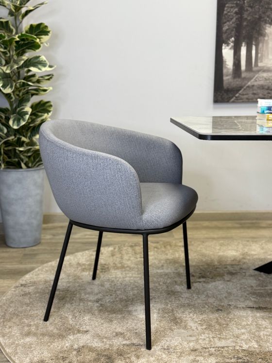 Стул KENNER 313SD черный/серый