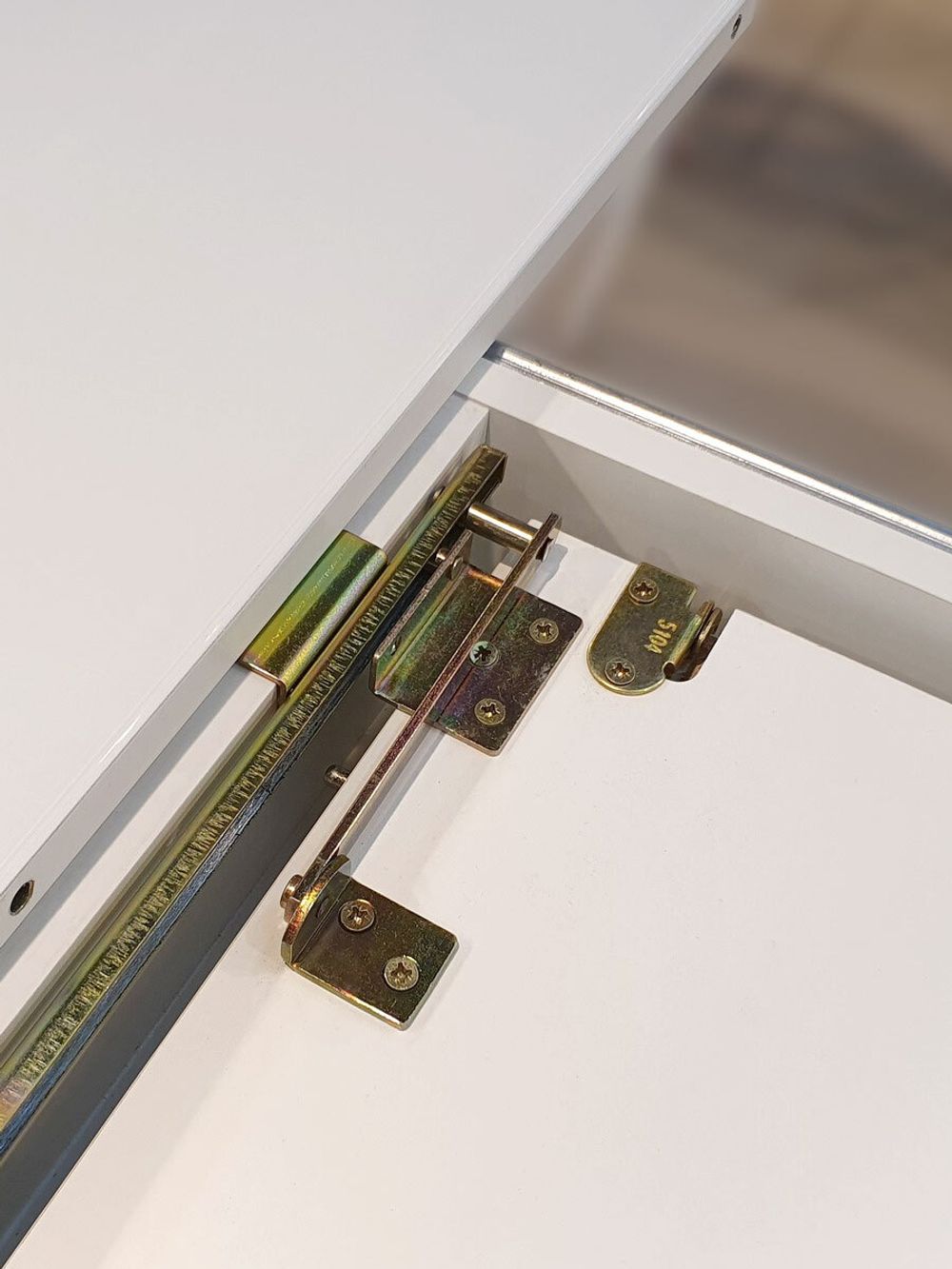 Стол KENNER R1100 хром/стекло белое глянец