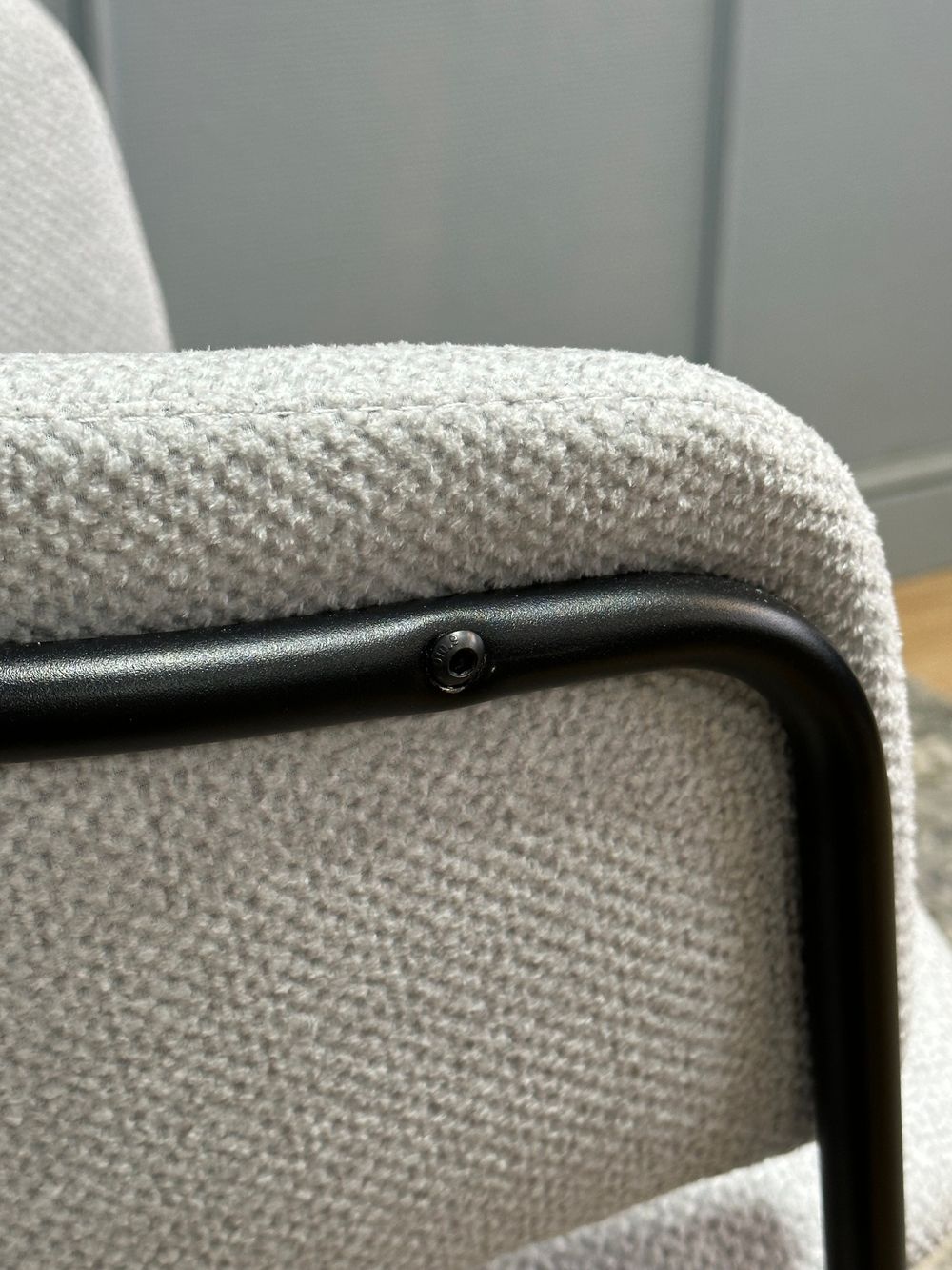 Комплект стульев 2шт KENNER 303SD черный/микробукле серебристый