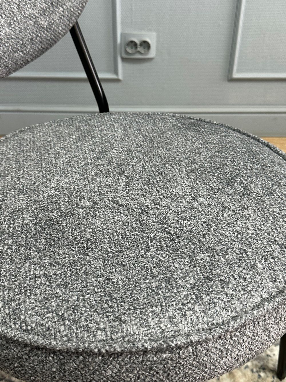 Комплект стульев 2шт KENNER 301SD черный/серый микробукле