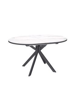 Стол KENNER DO1200 черный/керамика белая