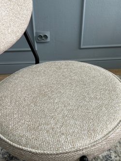 Комплект стульев 2шт KENNER 301SD черный/бежевый микробукле