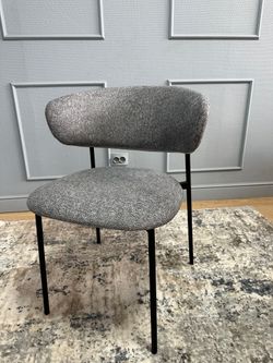 Комплект стульев 2шт KENNER 309SD черный/микробукле серый